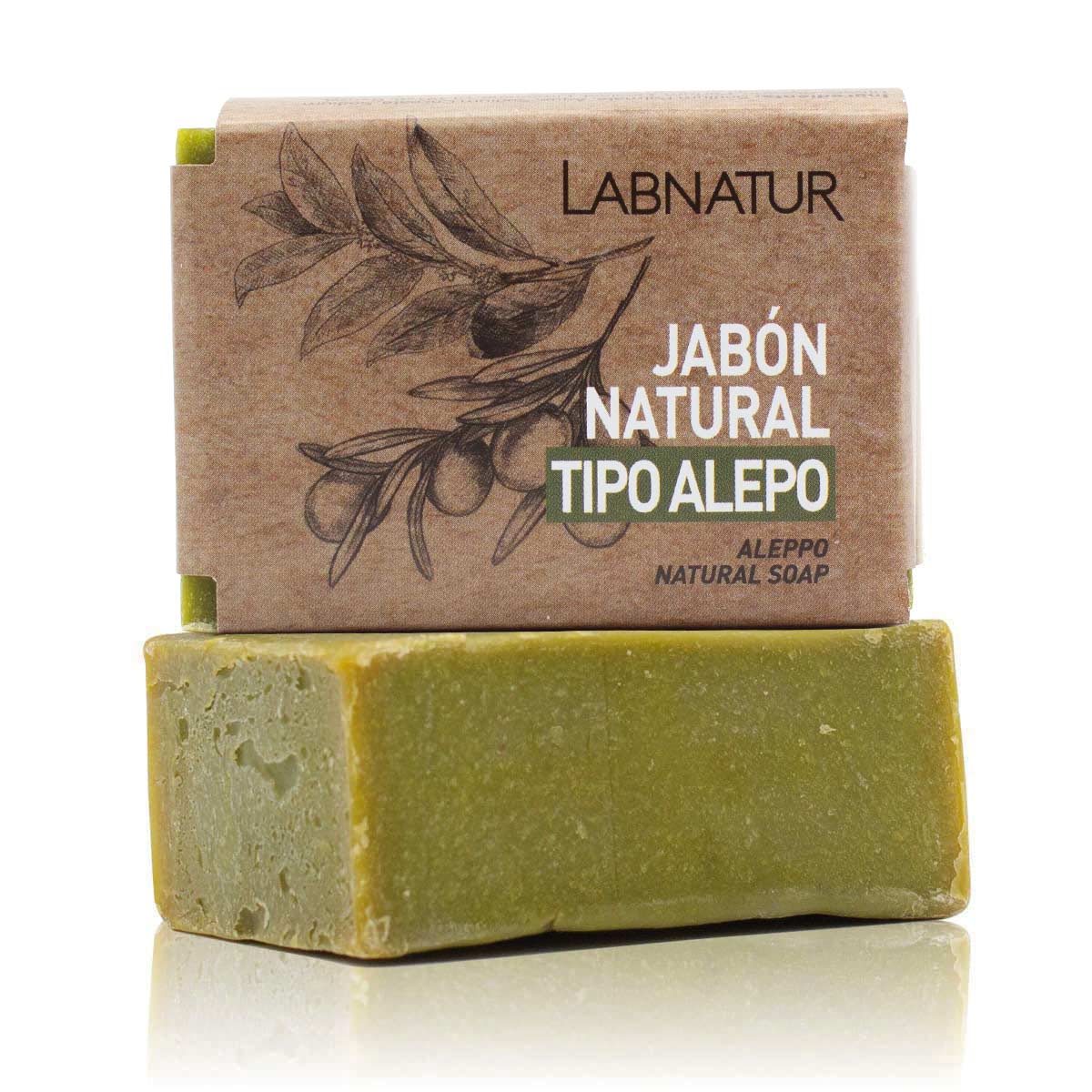 Labnatur Aleppo Natuurlijke Zeep 100g – Voedend, Zuiverend &amp; Vegan | Voor Gevoelige of Vette Huid