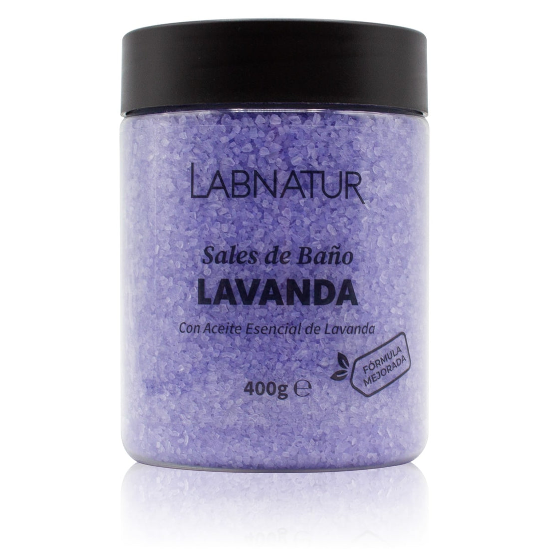 Badzout Lavendel 400g – Natuurlijke &amp; Vegan Ontspanningsbadzout | Labnatur