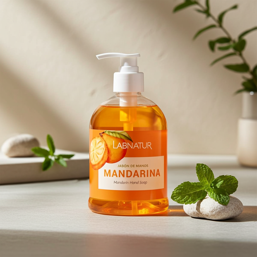 Handzeep Mandarijn 500 ml – 100% Natuurlijk &amp; Vegan | Labnatur