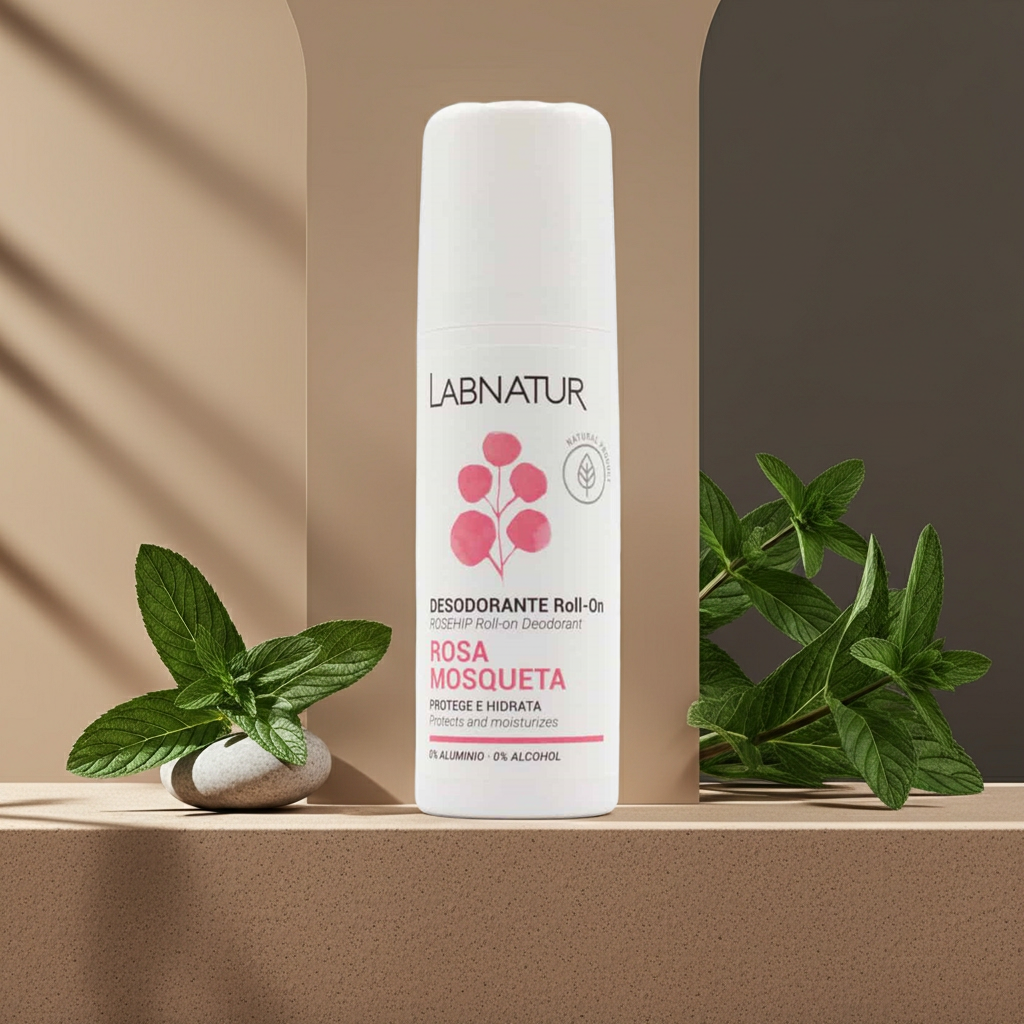 Natuurlijke Deodorant Rozenbottel Roller 75 ml – Aluminiumvrij, Mild &amp; Vegan | Labnatur