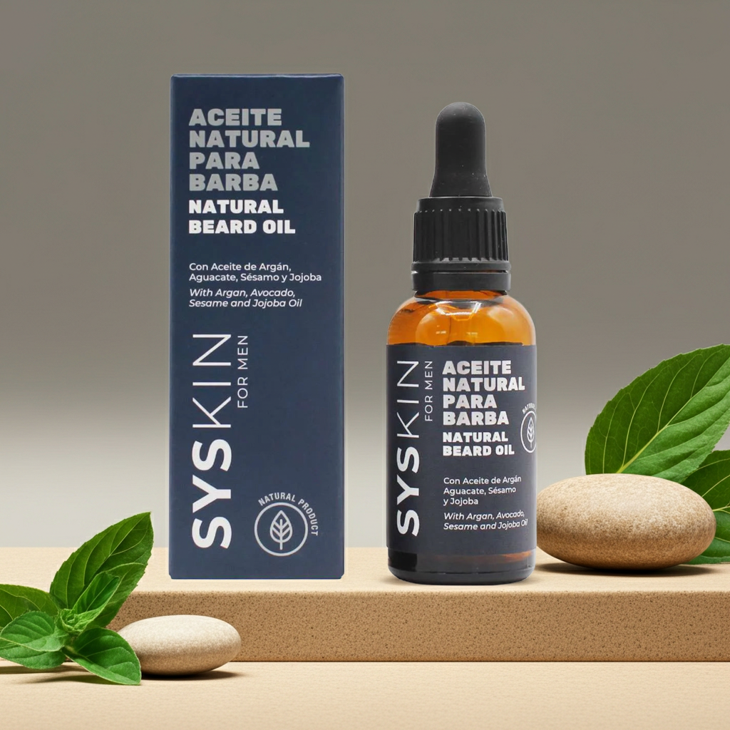 Natuurlijke Baardolie 30 ml – Argan, Jojoba &amp; Avocado | Verzorgend &amp; Vegan | SYS