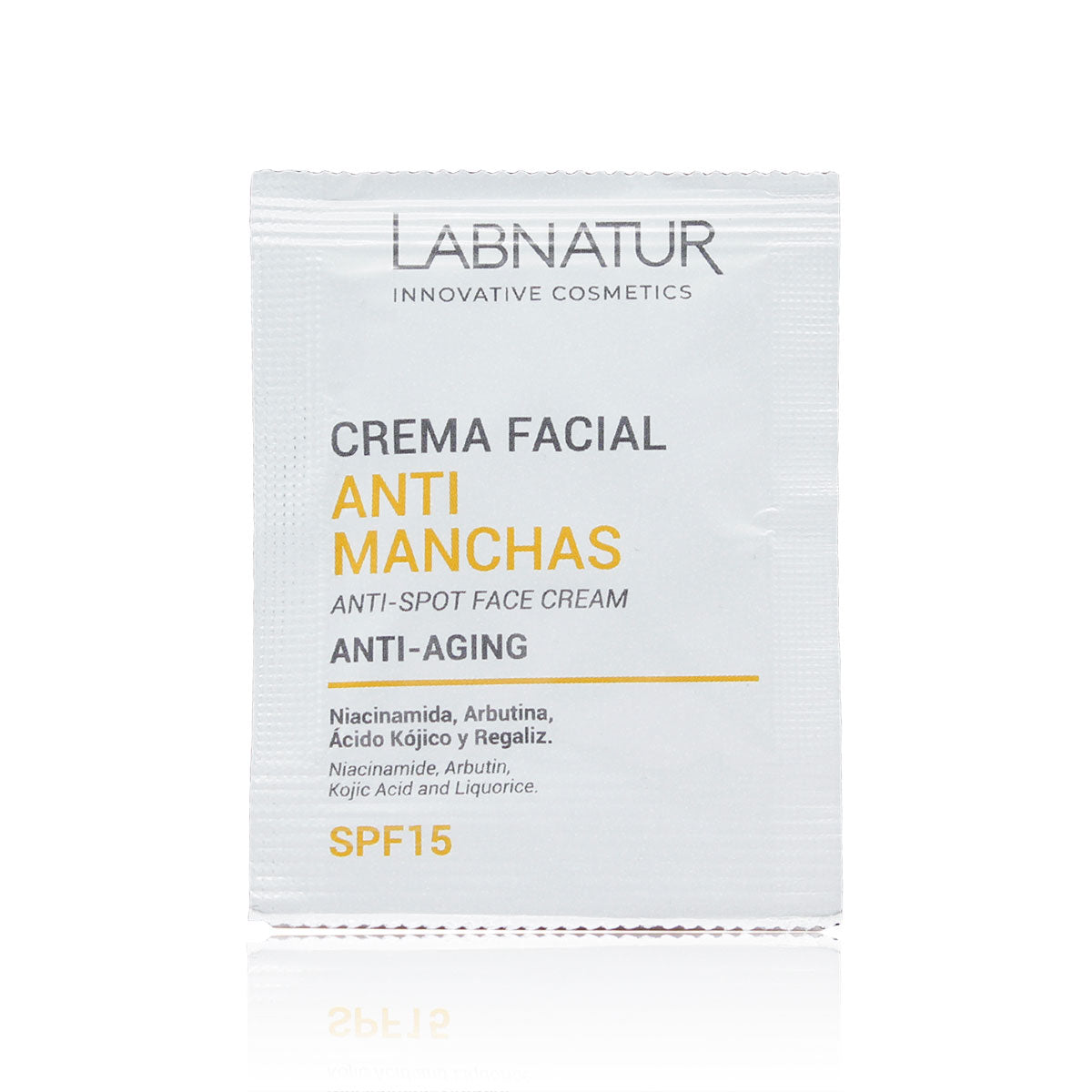 Sample Anti-Vlekken Gezichtscrème 3 ml met SPF15 Tegen Pigmentvlekken Labnatur - Detail | Labnatur