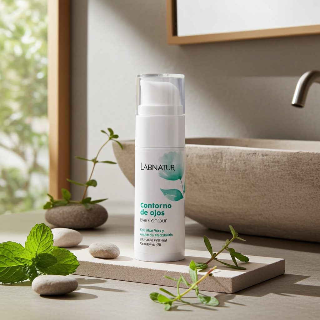 Oogcontour Gel 30 ml – Natuurlijke Anti-Aging Ooggel tegen Wallen &amp; Donkere Kringen | Labnatur