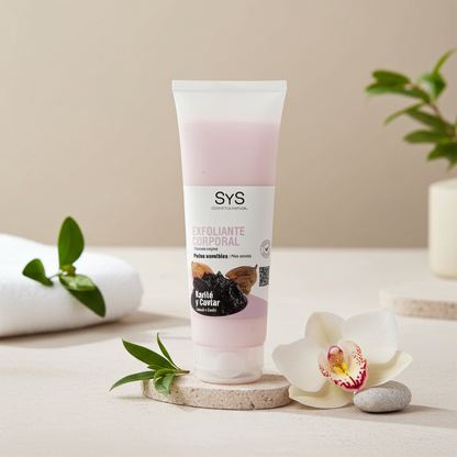 Bodyscrub voor Mannen – Verwijdert Dode Huidcellen &amp; Hydrateert | Labnatur 250 ml