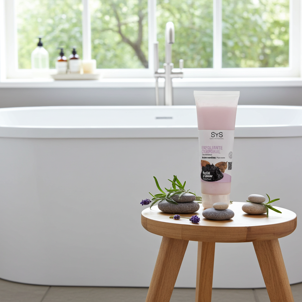 Bodyscrub voor Mannen – Verwijdert Dode Huidcellen &amp; Hydrateert | Labnatur 250 ml