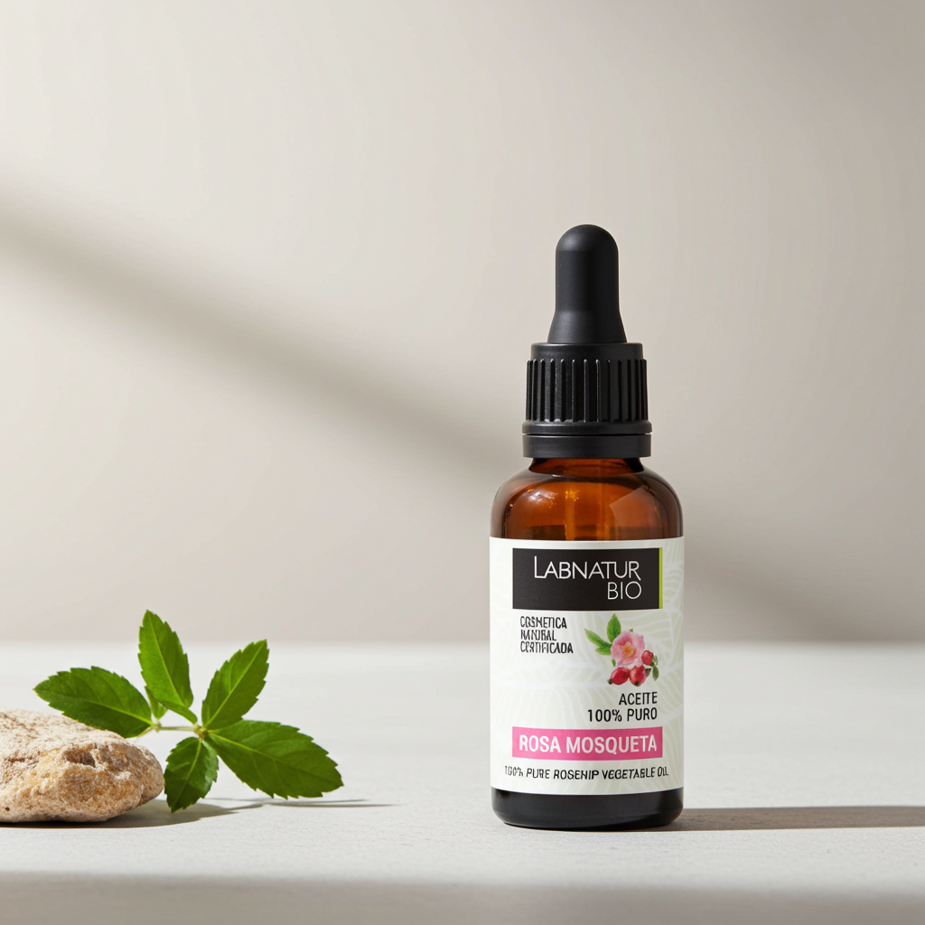 Biologische Rozenbottelolie 30ml – 100% Puur &amp; Natuurlijk – Voor Gezicht &amp; Huid – Labnatur Bio