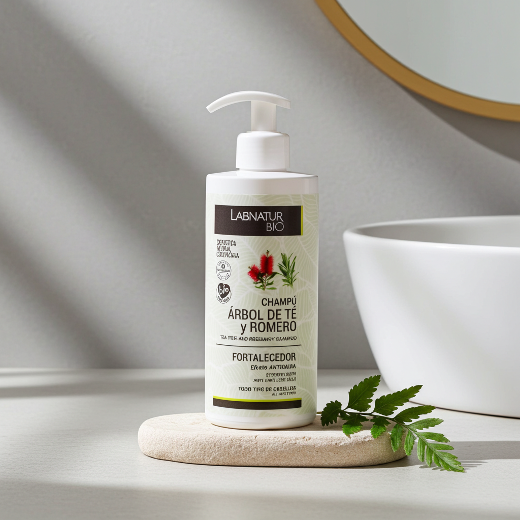 Versterkende Shampoo Tea Tree &amp; Rozemarijn 450 ml – Frisse Reiniging &amp; Hoofdhuidbalans
