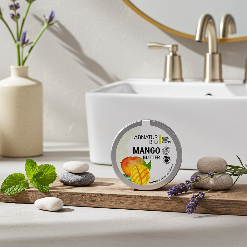 Biologische Mango Boter 230 ml – Natuurlijke Body Butter voor Droge Huid | Labnatur Bio