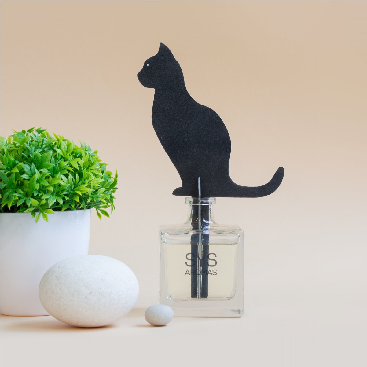 Kat Geurdiffuser 90 ml – Frisse Natuurlijke Huisgeur (Wild Animal)