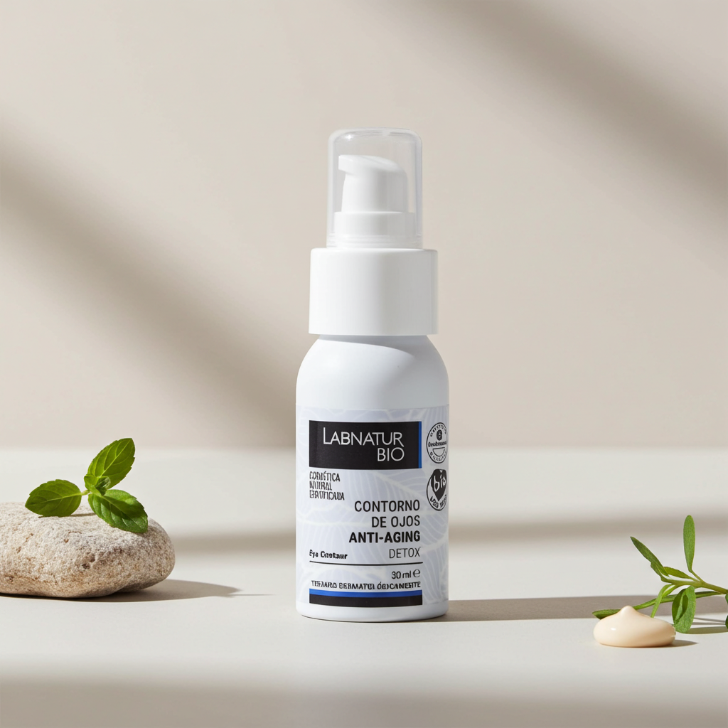 Biologische Oogcrème 30ml – Detox Gel tegen Rimpels &amp; Wallen – Labnatur Bio