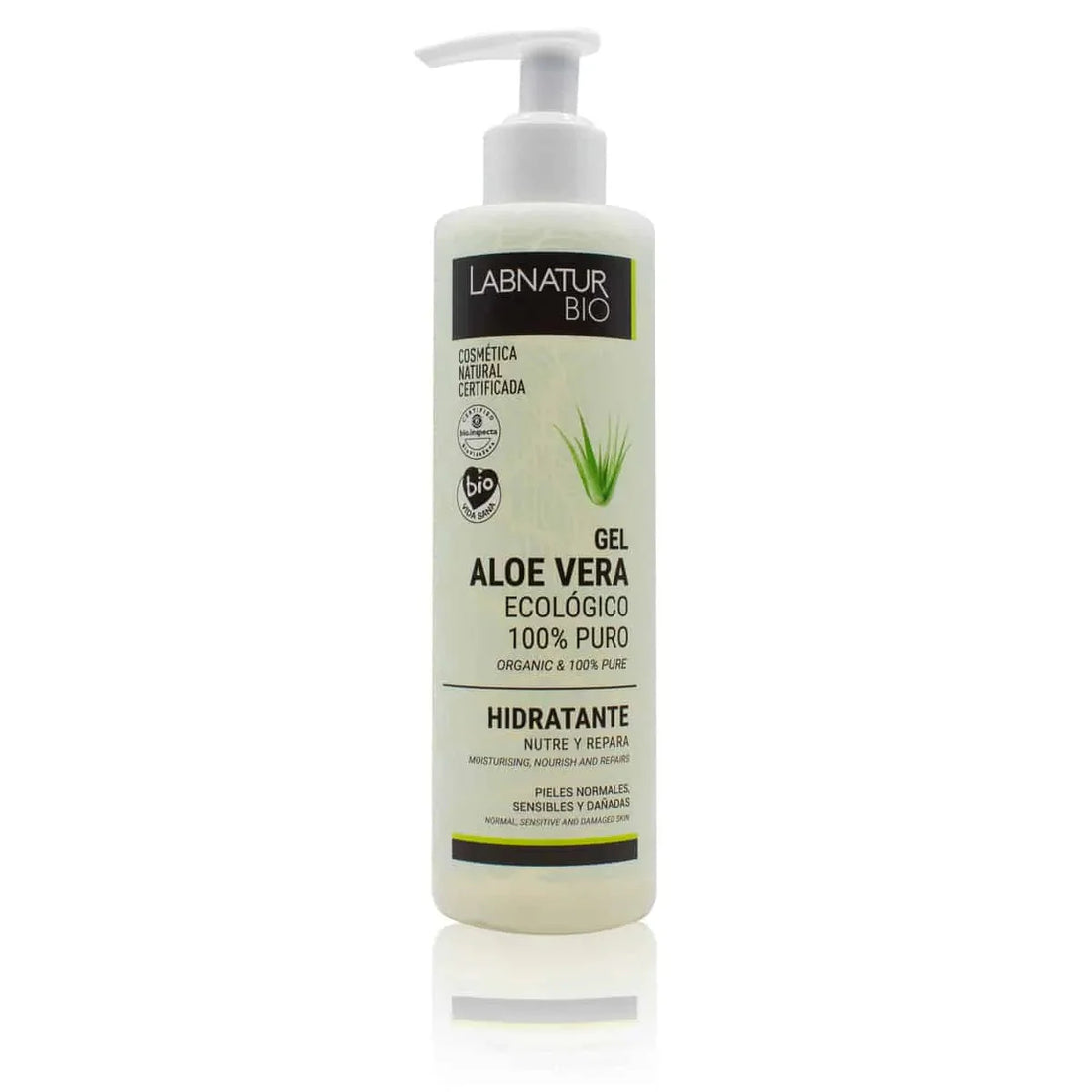 Aloë Vera Gel BIO 250ml Labnatur – Biologische Huidgel voor Dagelijkse Verzorging