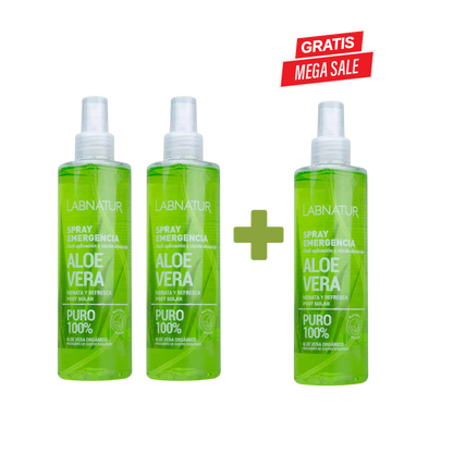 Aloe Vera Spray 100 Puur 250ml 2 1 Voordeelbundel Labnatur | Labnatur