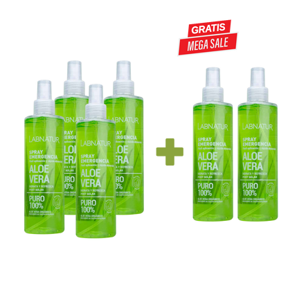 Aloe Vera Spray 250ml 4 2 Bundel Hydraterende Huidmist Voordeelset Labnatur | Labnatur