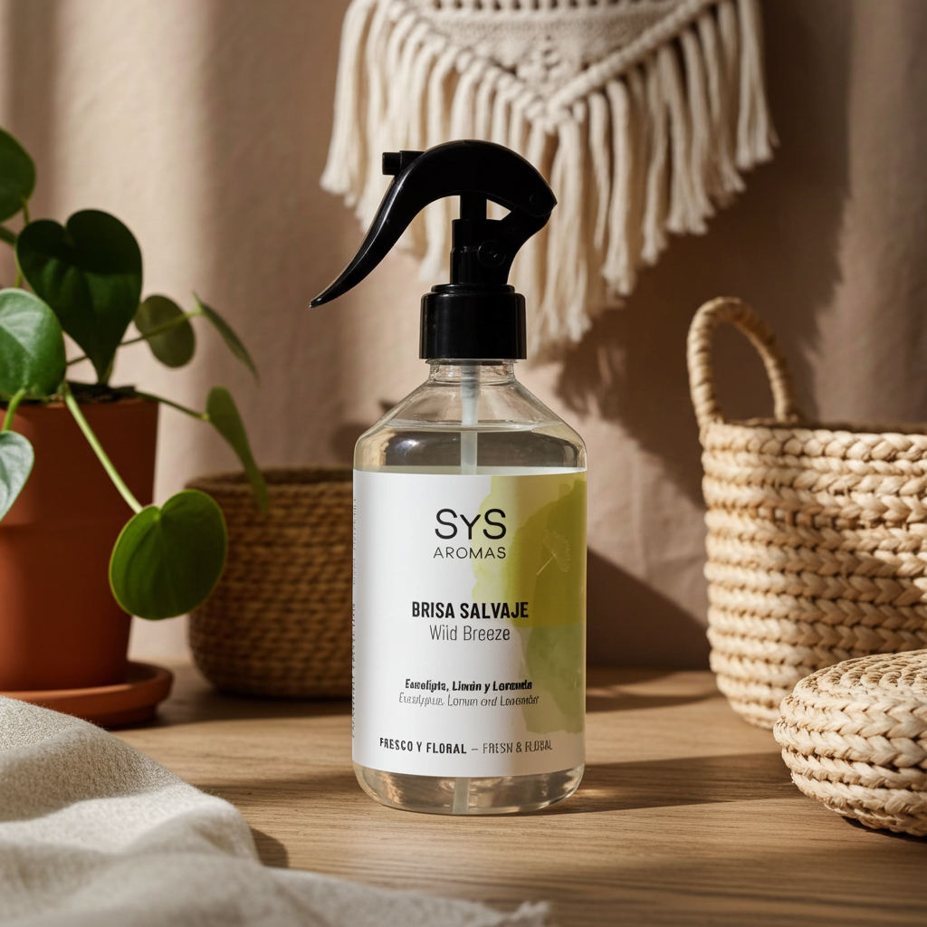 SYS Luxe Huisparfum Wild Breeze – Eucalyptus, Citroen &amp; Lavendel Roomspray (300ml)