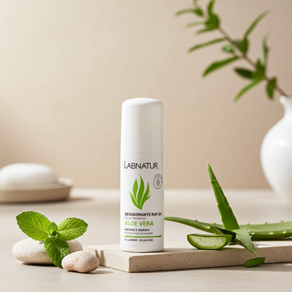 Natuurlijke Deodorant Aloë Vera Roller 75 ml – Aluminiumvrij, Mild &amp; Vegan | Labnatur