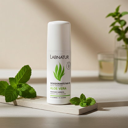 Natuurlijke Deodorant Aloë Vera Roller 75 ml – Aluminiumvrij, Mild &amp; Vegan | Labnatur