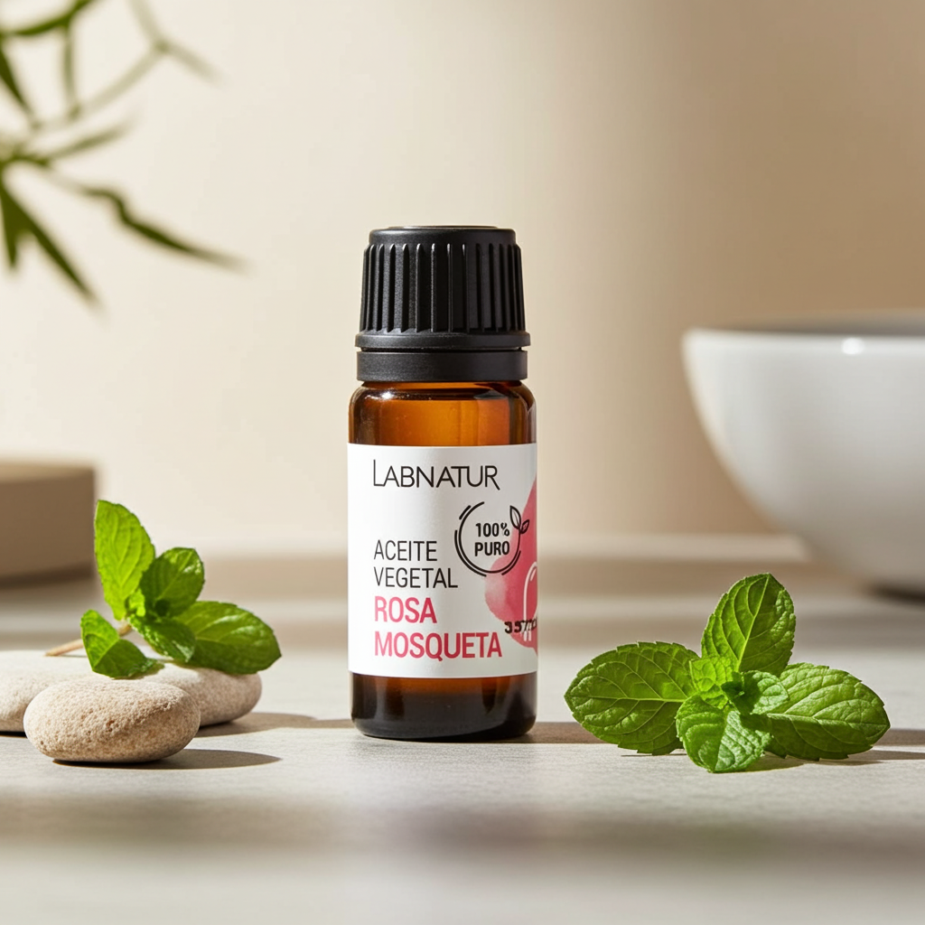 100% Pure Rozenbottelolie 10ml – Labnatur – Plantaardig, Natuurlijk &amp; Herstellend – Voor Huid &amp; Littekens