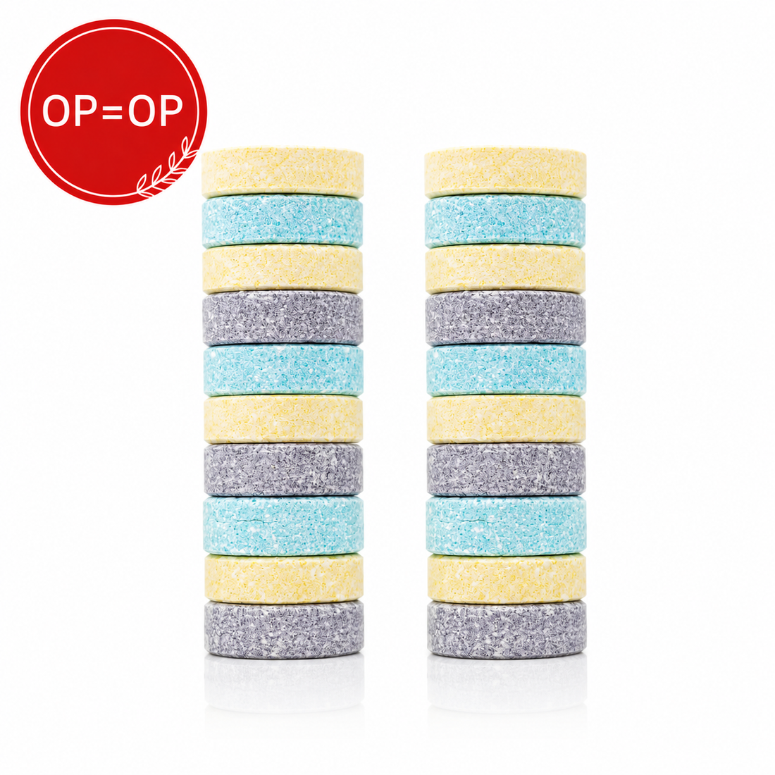 Foam Zeep tabletten 10 stuks Soap4health OP=OP