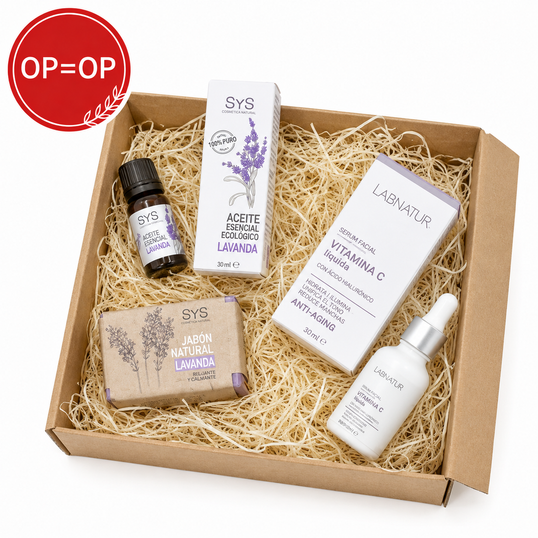 Mediterraans Essence cosmetisch geschenkverpakking Labnatur