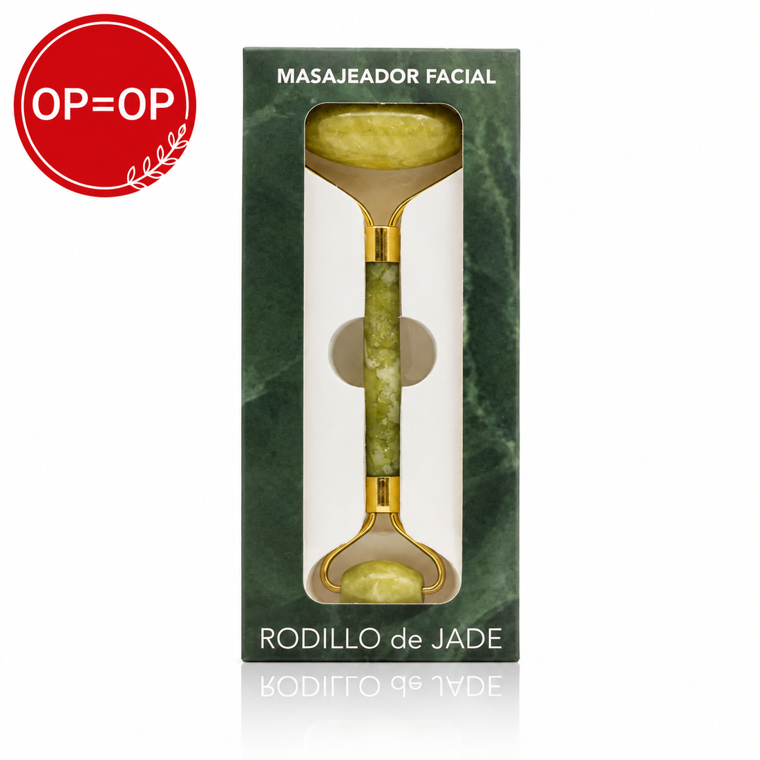 Jaderoller Gezichtsmassage – Natuurlijke Massageroller voor de Huid