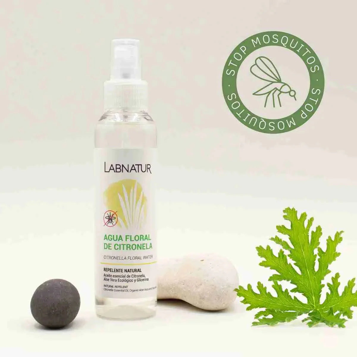 Citronella Anti-Muggen Bloemenwater 125ml Labnatur Labnatur Nederland