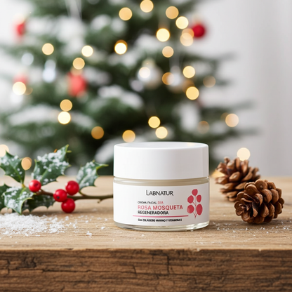 Sample | Rozenbottel Gezichtscrème 3 ml – Natuurlijke Anti-Aging &amp; Hydratatie – Labnatur