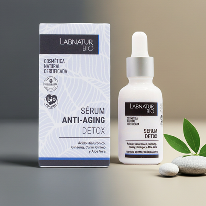 Anti-Aging Detox Gezichtsserum 30 ml – Hydraterend &amp; Ontgiftend – Labnatur