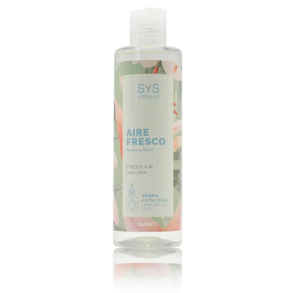 Wellness Geurlamp olie Frisse Lucht huisparfum 250ml SYS Labnatur Nederland