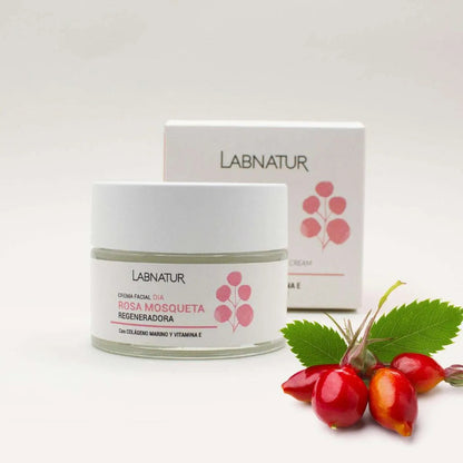Gezichtscrème | First Aid Beauty Rozenbottel – Ultra Repair Crème, Intense Hydratatie met Bio Rozenbottelolie, Klinisch Bewezen om de Huidbarrière in 7 Dagen te Versterken &amp; Helpt bij het Verlichten van Eczeem, Luxe Hydraterende Crème. 50 ml Labnatur Nederland