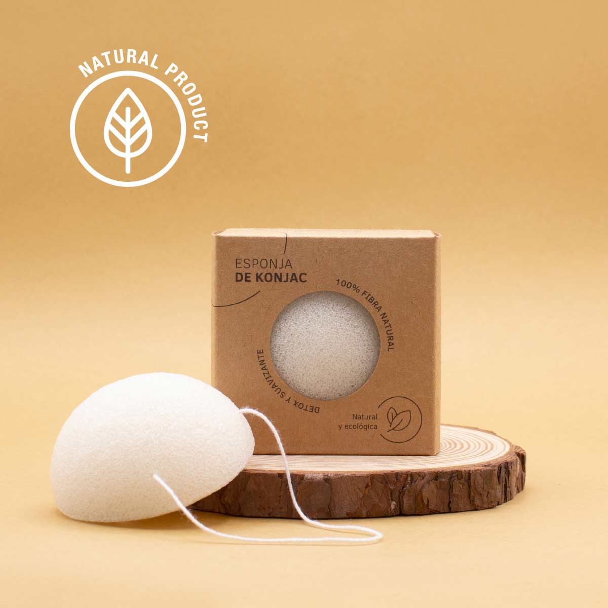 Gezichtsreiniging Spons Natural-Konjac Labnatur Labnatur Nederland
