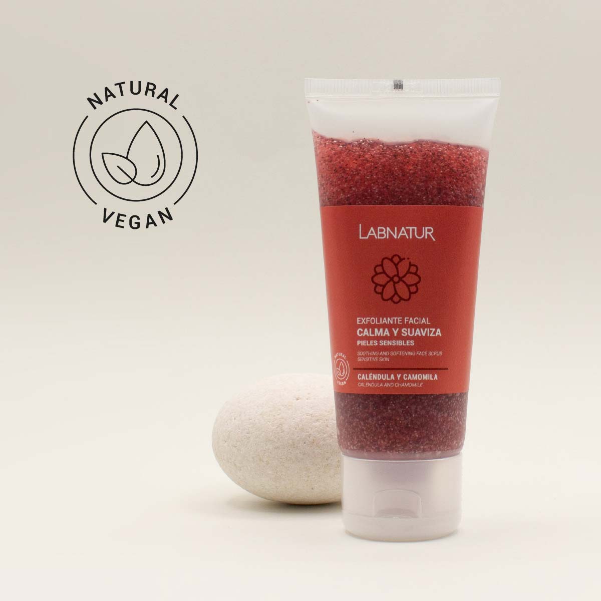 Gezichtsscrub Calendula en kamille 100ml Labnatur Labnatur Nederland