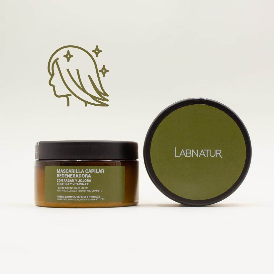 Haarmasker Argan, Jojoba en Keratine 250 ml Labnatur Labnatur Nederland