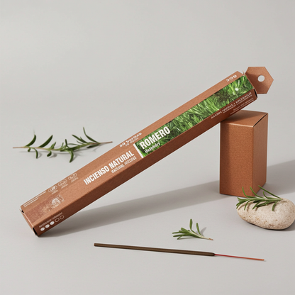 Natuurlijke Wierook Rozemarijn – Verfrissende Bloemige Geur voor Focus &amp; Rust | 20 Stokjes