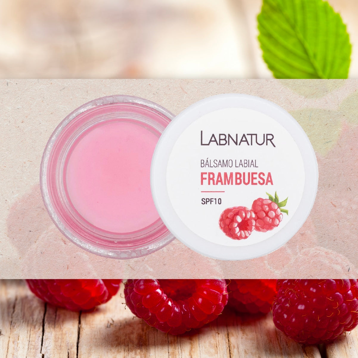 Lippenbalsem Frambozen 15ml Labnatur Labnatur Nederland
