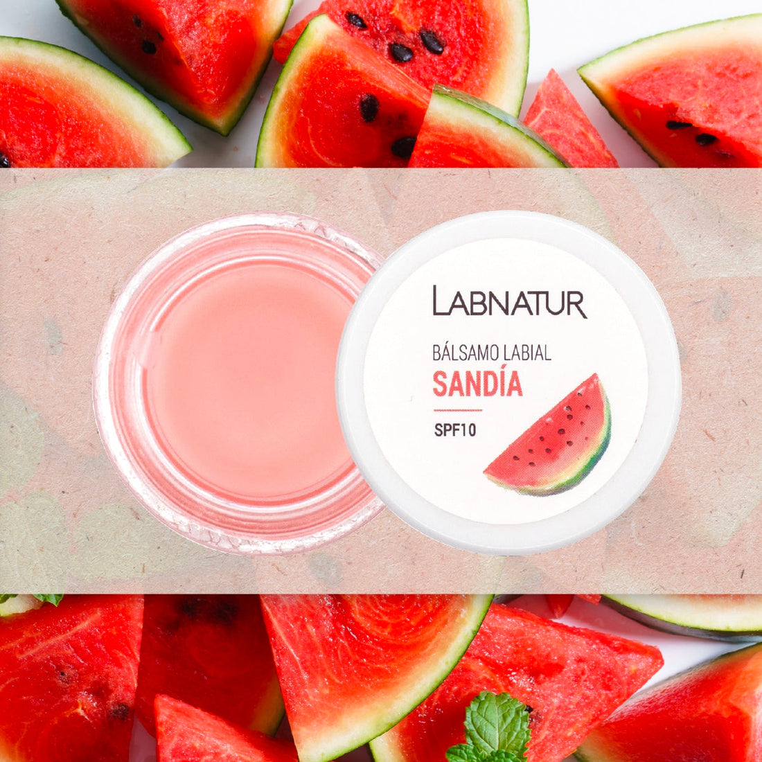 Lippenbalsem Watermeloen 15ml Labnatur Labnatur Nederland