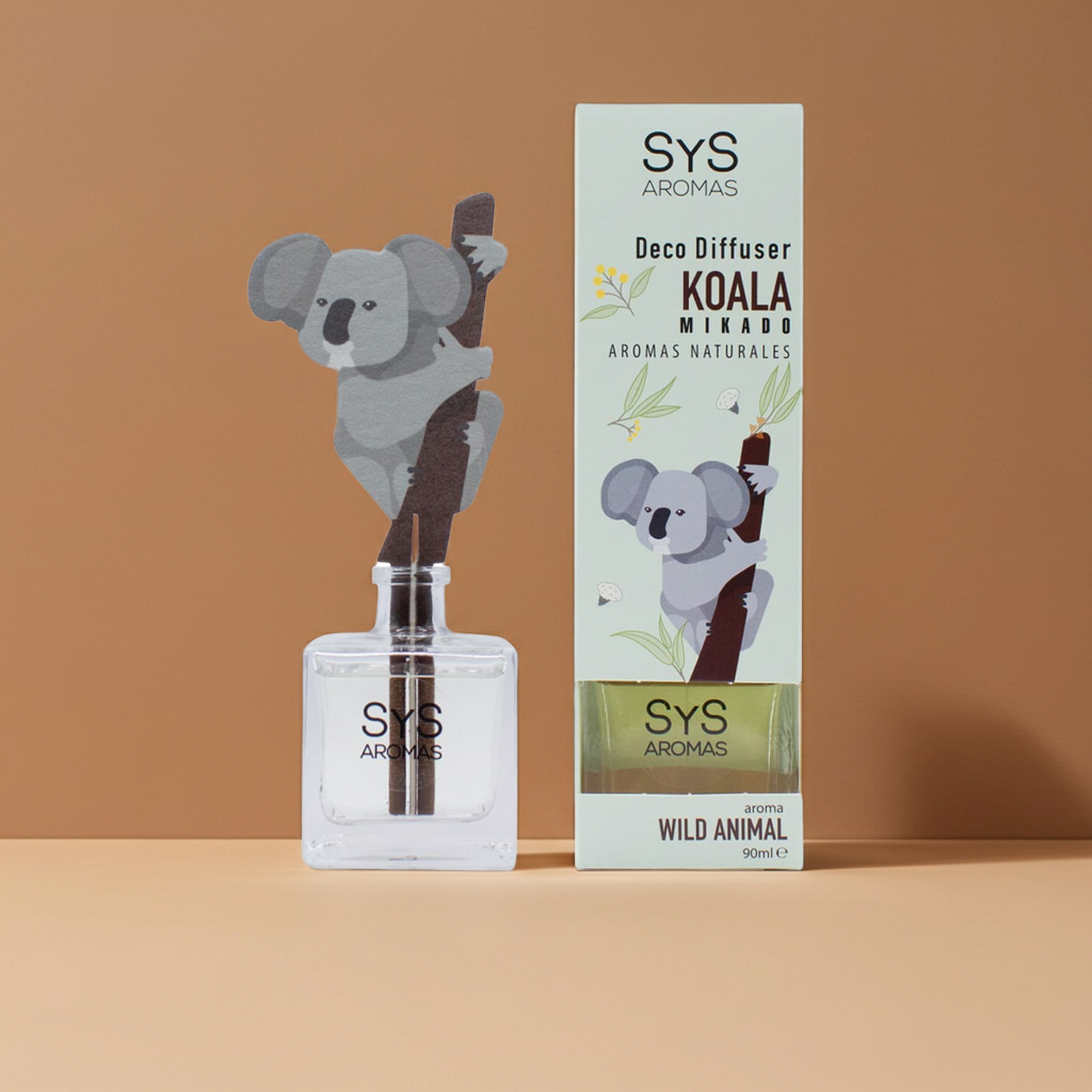 Geurdiffuser Koala 90 ml – Frisse Natuurlijke Huisgeur