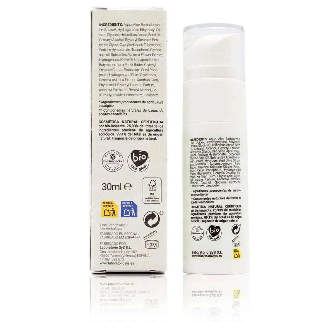 Natuurlijk Regenererend gezicht serum 30 ml Labnatur Bio Labnatur Nederland