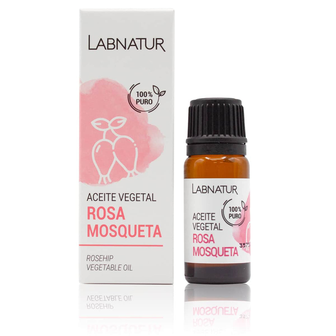 Plantaardige 100% pure rozenbottel huidolie  10 ml Labnatur Labnatur Nederland