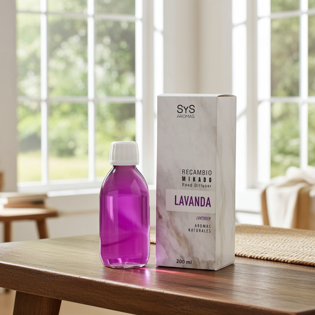 Geurstokjes Lavendel Navulling 200 ml – Langdurige Frisse Huisgeur