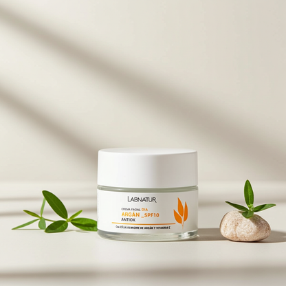 Natuurlijke Argan Gezichtscrème 50 ml – Anti-Aging Hydratatie met SPF 10 – Labnatur