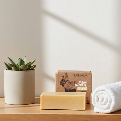 Natuurlijke Zwavelzeep 100 g – Diepreinigend voor Vette &amp; Onzuivere Huid