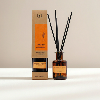 Mikado Bergamot &amp; Mandarijn 100 ml – Frisse &amp; Energieke Huisgeur
