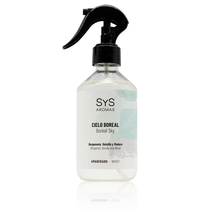SYS Luxe huisparfum Boreal Sky - Bergamot &amp; Vanille - Kamerspray 300ml 