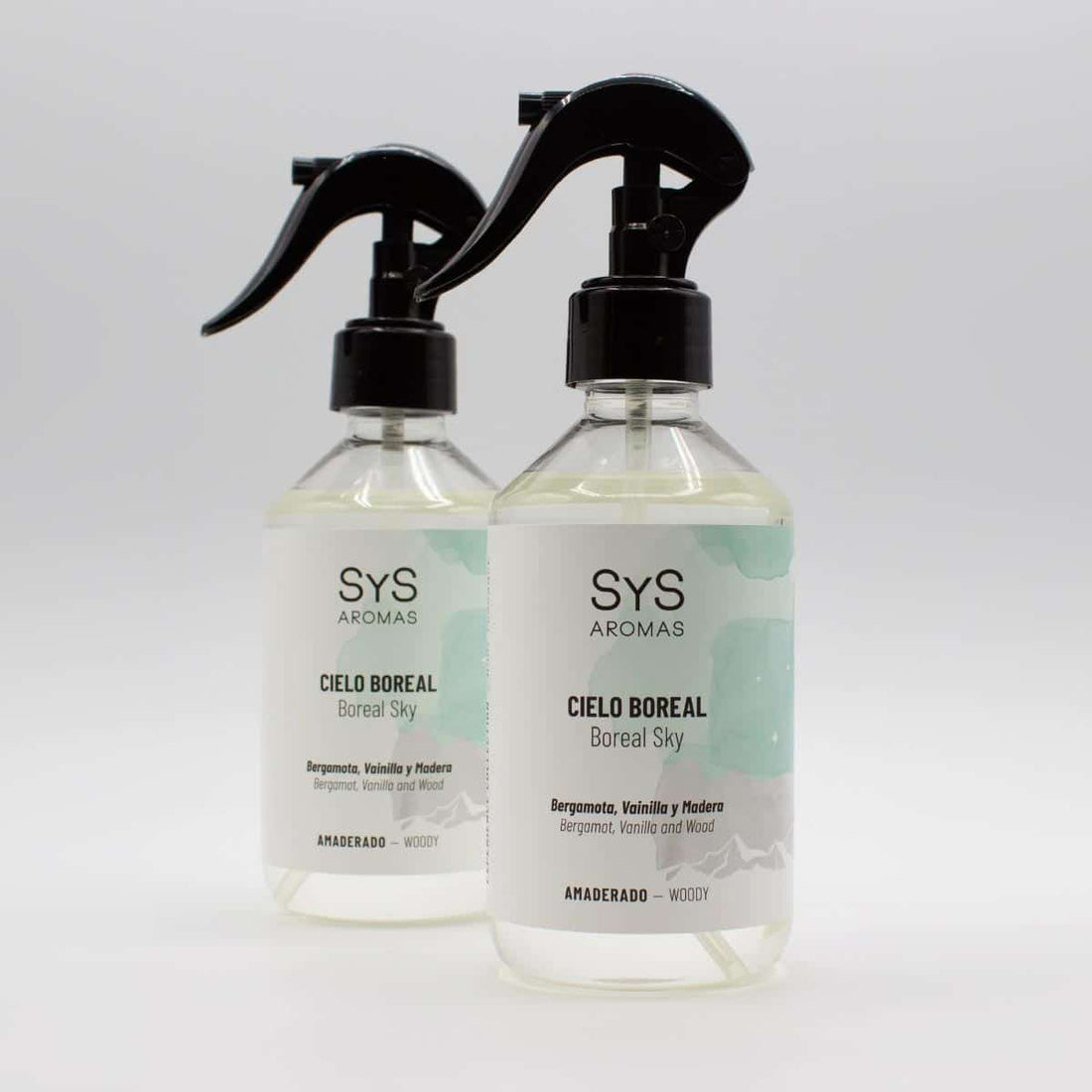 SYS Luxe huisparfum Boreal Sky - Bergamot &amp; Vanille - Kamerspray 300ml  3