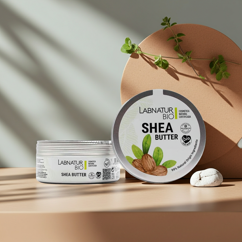 Raw Shea Butter Body Balm 230ml – 100% Natuurlijk &amp; Biologisch | Labnatur Bio