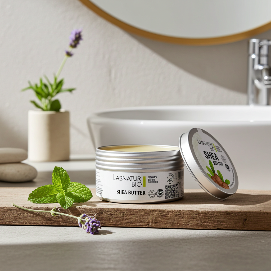 Raw Shea Butter Body Balm 230ml – 100% Natuurlijk &amp; Biologisch | Labnatur Bio