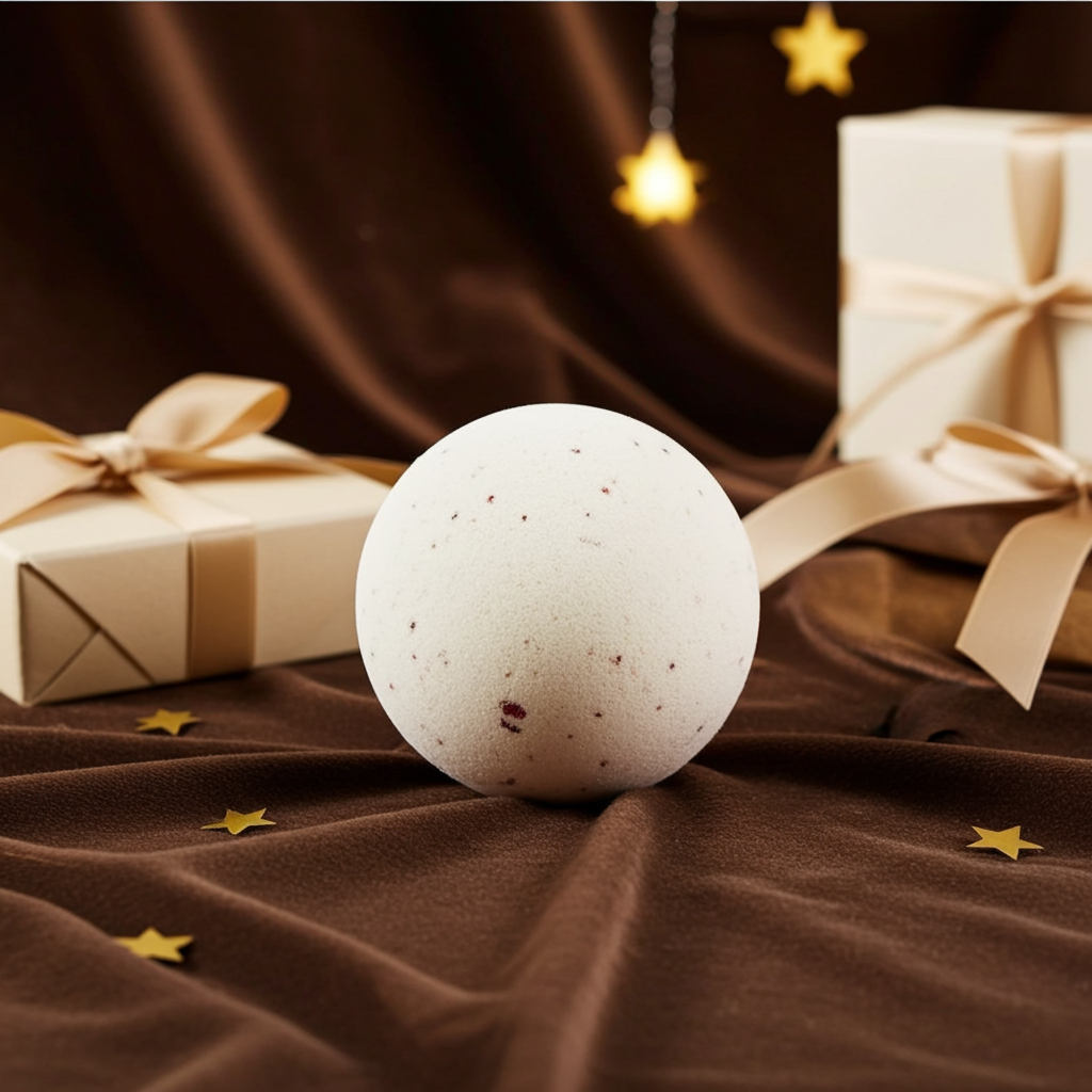 Bruisbal Jasmijn 140g – Luxe Ontspannende Bath Bomb | Vegan &amp; Natuurlijk | SYS