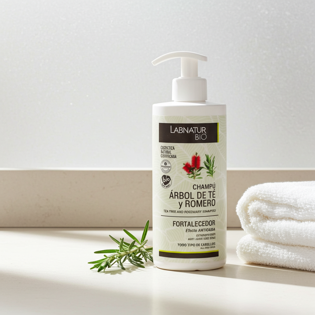 Versterkende Shampoo Tea Tree &amp; Rozemarijn 450 ml – Frisse Reiniging &amp; Hoofdhuidbalans