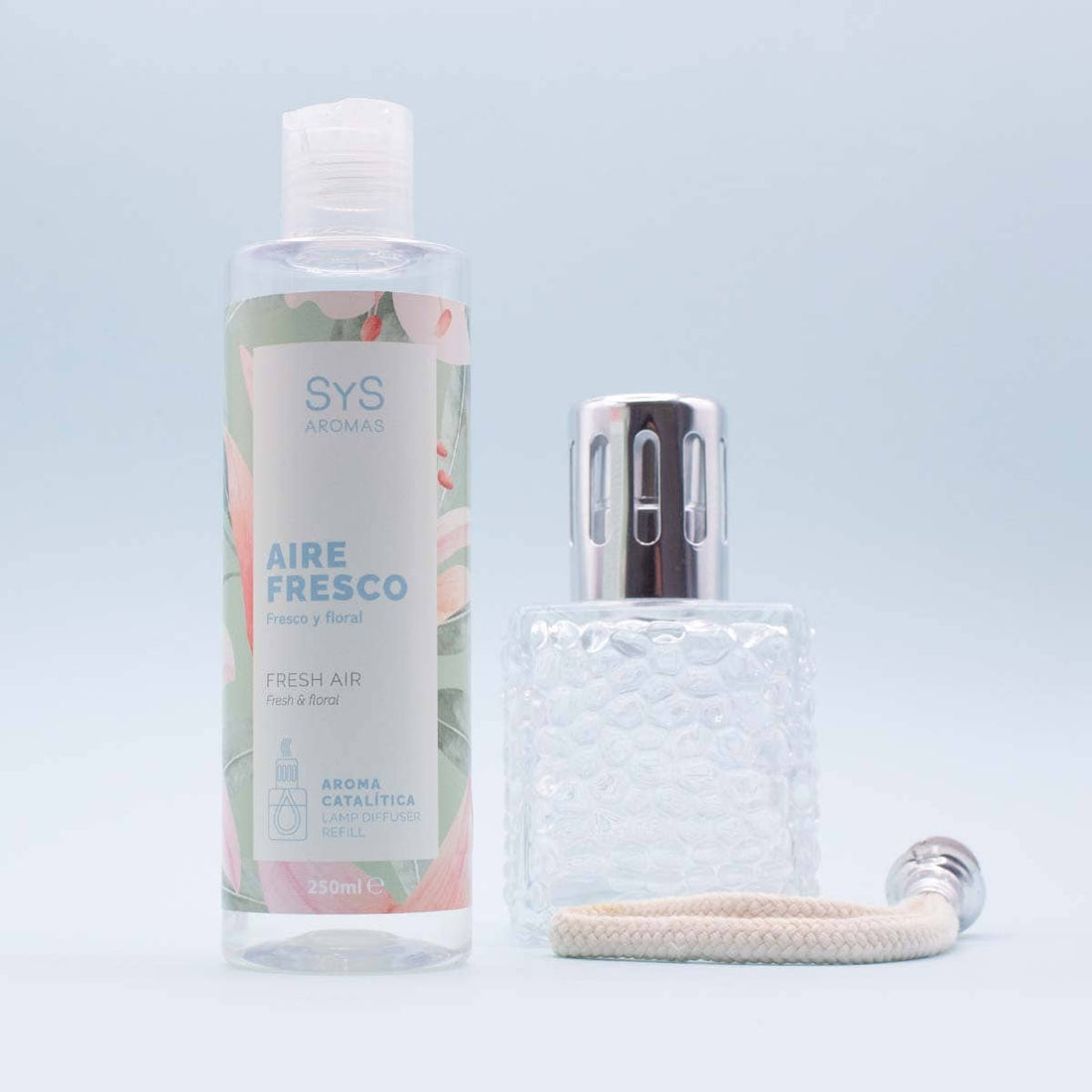 Wellness Geurlamp olie Frisse Lucht huisparfum 250ml SYS Labnatur Nederland