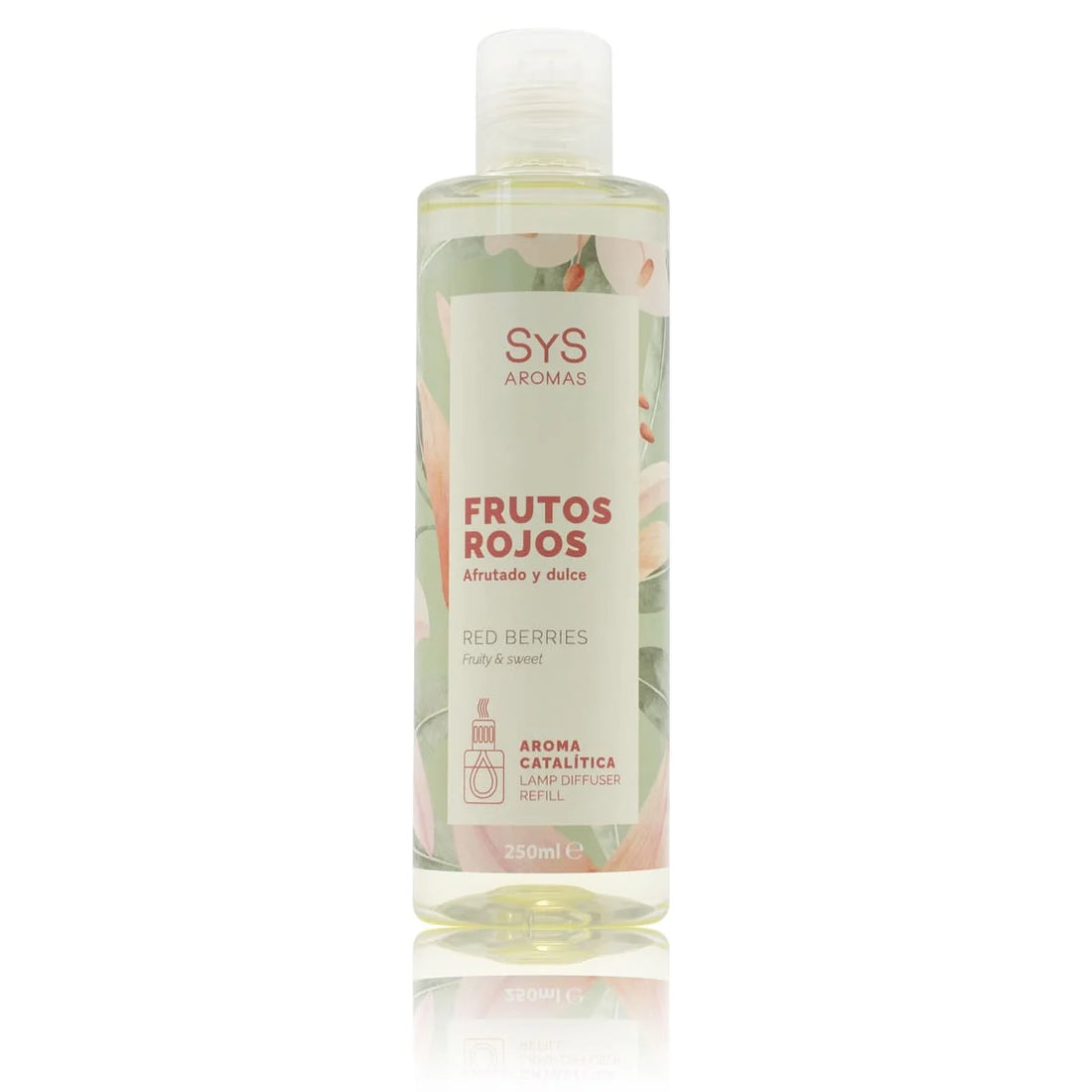 Wellness Geurlamp olie Rode Vruchten huisparfum 250ml SYS - Labnatur Nederland